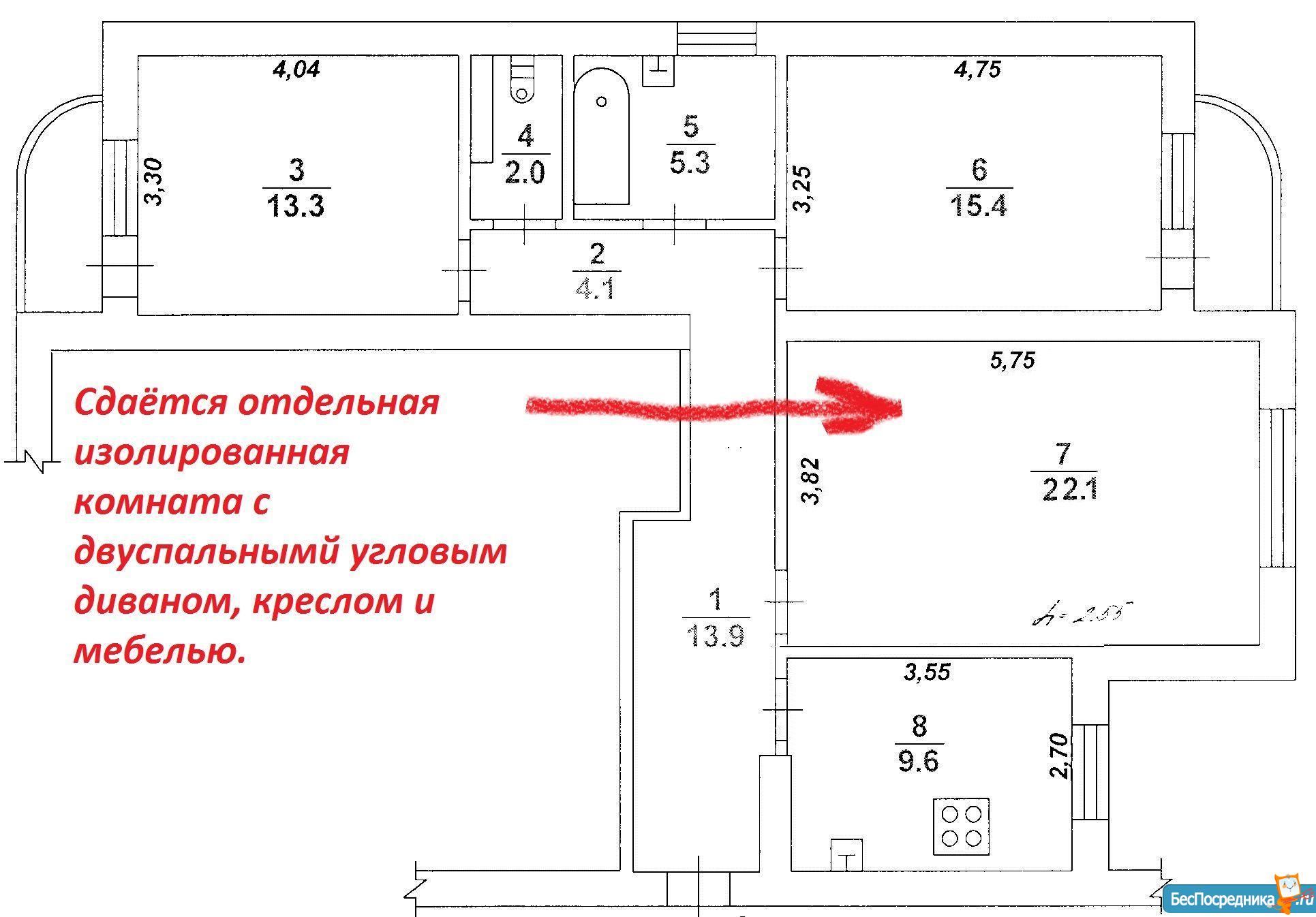 Как понять смежные комнаты в квартире фото